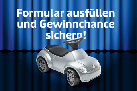 Graues junior-Beetle Rutschauto